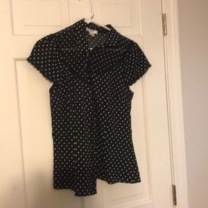 ATL button up polka dot shirts - Red & Black